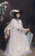 Evelyn Farquhar, wife of Captain Francis Douglas Farquhar daughter of the John Hely-Hutchinson, 5th Earl of Donoughmore Sir John Lavery
